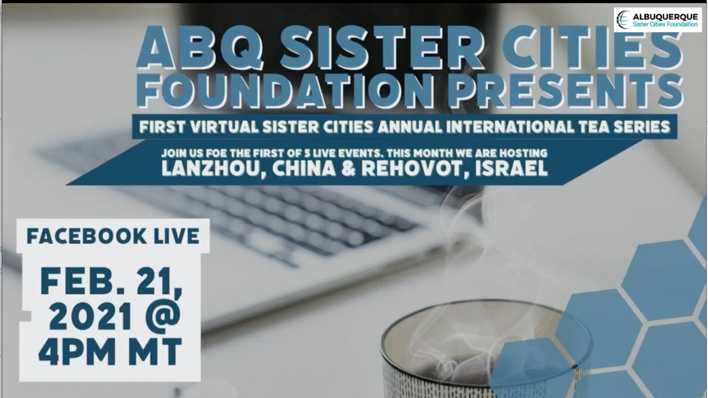 1st VIRTUAL SISTER CITIES ANNUAL INTERNATIONAL TEA